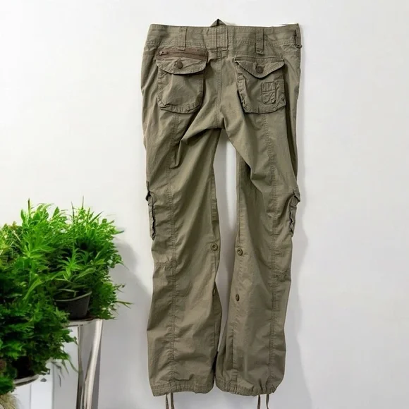 Boston Proper Cargo Pants Green-2 - Picture 9 of 10